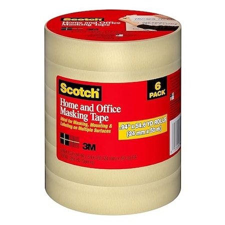 Scotch Painter's Tape 3437-6 Masking Tape, 6PK 561531